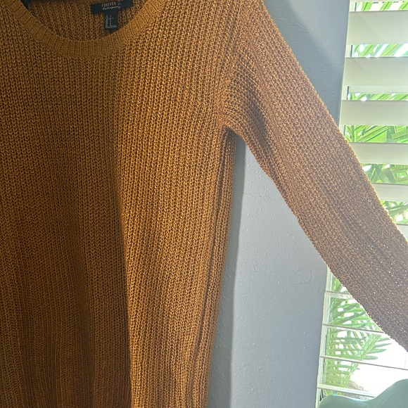 Super soft comfy orange sweater dress - Picture 4 of 4